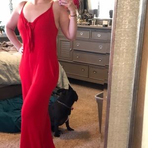 NWT Red Jumpsuit